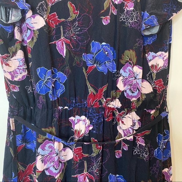 Joe Fresh Floral Faux Wrap Dress - Picture 9 of 10